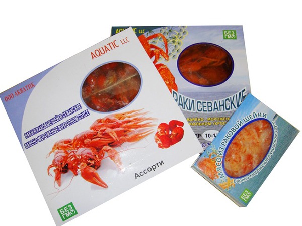 Раки в ассортименте в Хасавюрте