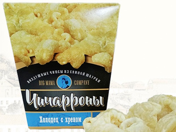 Чичарроны со вкусом холодца и хрена в Хасавюрте