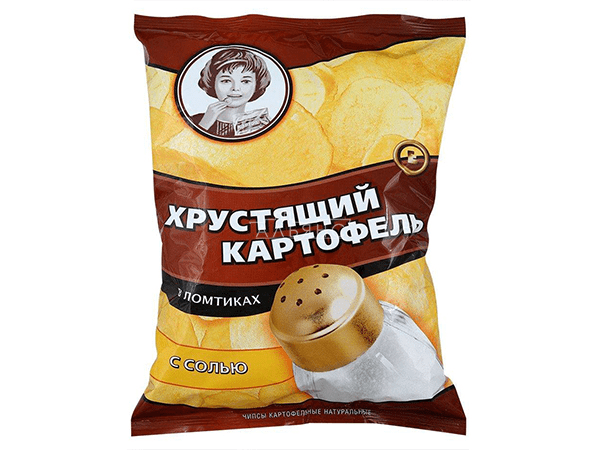 Картофельные чипсы "Девочка" 160 гр. в Хасавюрте