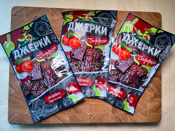 Джерки из индейки "Баффало" 45 гр. в Хасавюрте