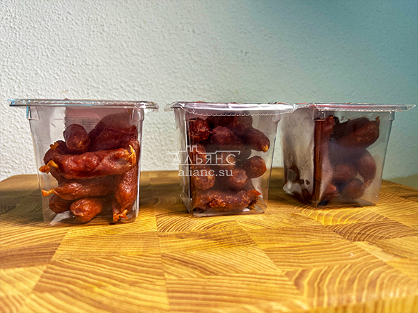 Колбаски МИНИ со вкусом аджики с/к (100 гр) в Хасавюрте