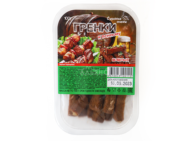Сурские гренки Шашлык (100 гр) в Хасавюрте