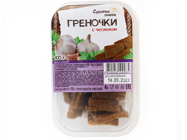 Сурские гренки с Чесноком (100 гр) в Хасавюрте