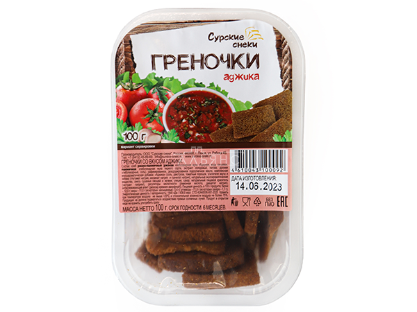 Сурские гренки с Аджикой (100 гр) в Хасавюрте