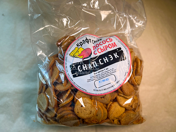 Снапсы ПШЕНИЧНЫЕ "Лосось с сыром" в Хасавюрте