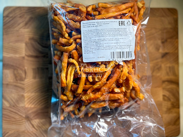 Нитка ЖАРЕНАЯ  Oktobersnack1 кг (сырный продукт) в Хасавюрте