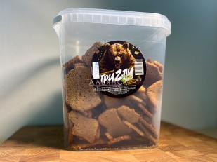 Орехи: Ведро Ржаные гренки со вкусом Сметана зелень (1 кг)