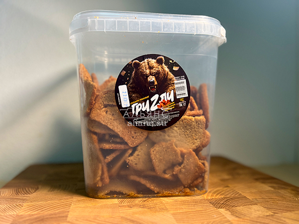 Ведро Ржаные гренки со вкусом Крылышки Барбекю (1 кг) в Хасавюрте