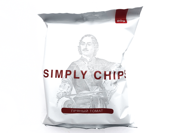 Картофельные чипсы "Simple chips" Пряный томат 80 гр. в Хасавюрте