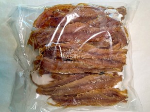 Чипсы из лаваша: Минтай солёно-сушёный (рваный)